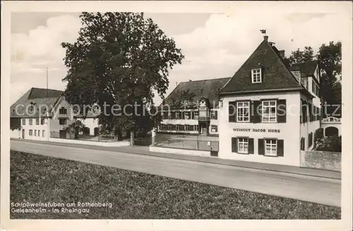 Rothenberg Odenwald Schlossweinstube Geisenheim / Rothenberg /Odenwaldkreis LKR