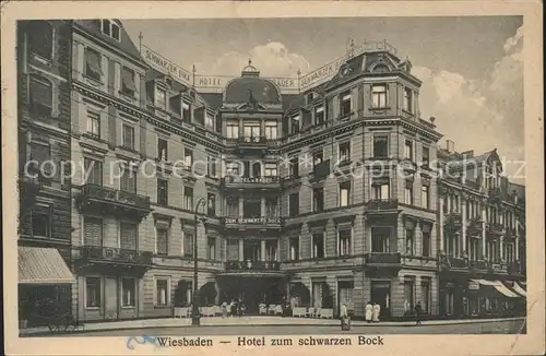 Wiesbaden Hotel zum schwarzen Bock Kat. Wiesbaden