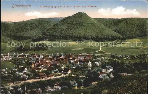 Bad Ditzenbach Hiltenburg von Norden Kat. Bad Ditzenbach