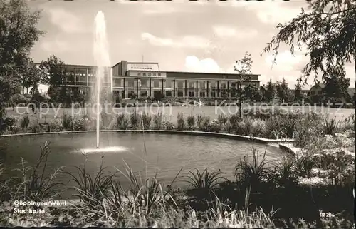 Goeppingen Stadthalle Fontaene Kat. Goeppingen