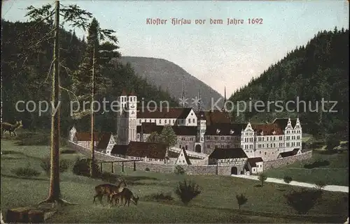 Hirsau Kloster Hirsau vor 1692 Kat. Calw