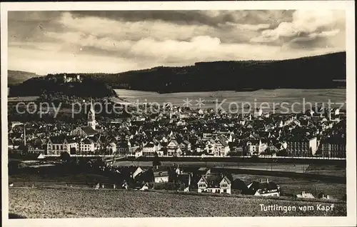 Tuttlingen Blick vom Kapf Kat. Tuttlingen