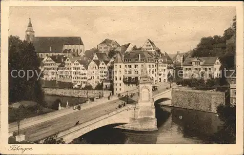 Tuebingen Eberhardsbruecke Kat. Tuebingen