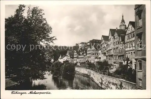 Tuebingen Neckarpartie Kat. Tuebingen