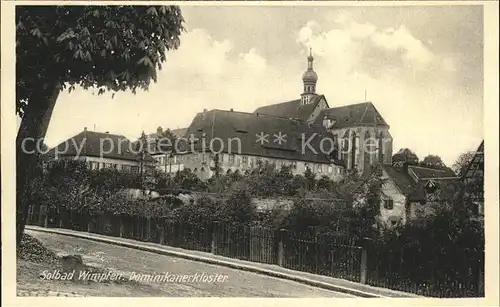 Bad Wimpfen Dominikanerkloster Kat. Bad Wimpfen