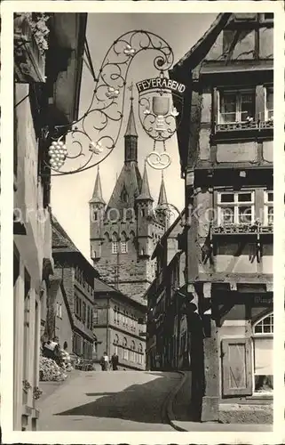 Bad Wimpfen Salzgasse und Blauer Turm Kat. Bad Wimpfen