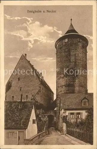 Besigheim Turm Kat. Besigheim