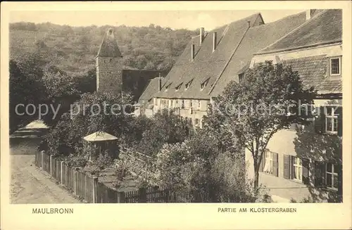 Maulbronn Partie am Klostergarten Kat. Maulbronn