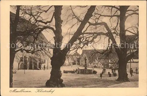 Maulbronn Kloster Hof Kat. Maulbronn