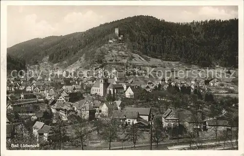 Bad Liebenzell Ortsansicht mit Burg Kat. Bad Liebenzell