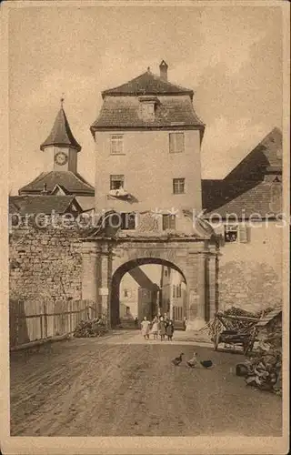 Lauffen Neckar Stadttor Kat. Lauffen am Neckar