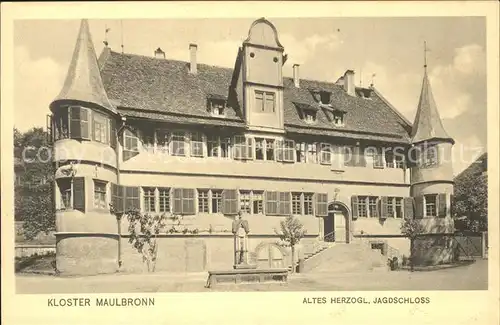 Maulbronn Altes Herzogl Jagdschloss Kat. Maulbronn