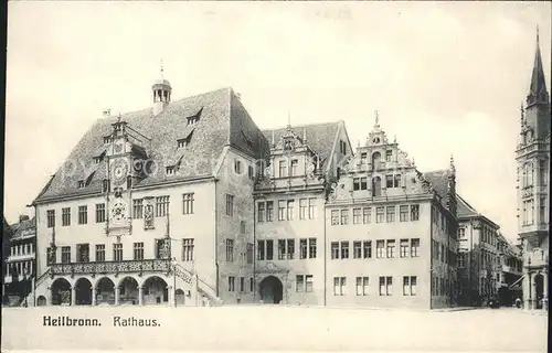 Heilbronn Neckar Rathaus Kat. Heilbronn