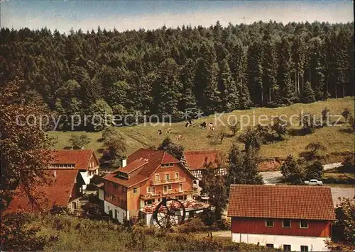 Kapfenhardt Hotel Gasthof Untere Kapfenhardter Muehle Kat. Unterreichenbach