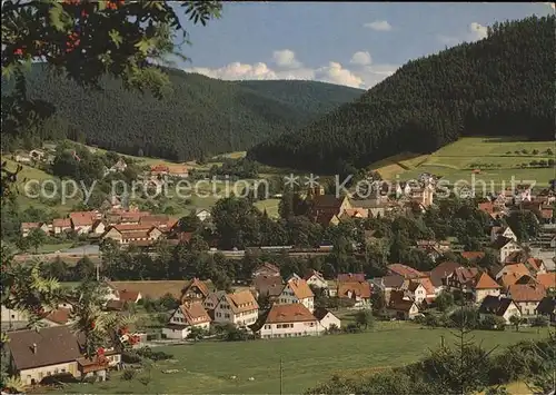 Klosterreichenbach Ortsblick Kat. Baiersbronn