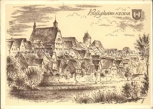 Besigheim Staedtebild Kat. Besigheim