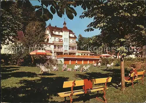 Lauterbach Schwarzwald Hotel Pension Kurhaus Holzschuh Kat. Lauterbach