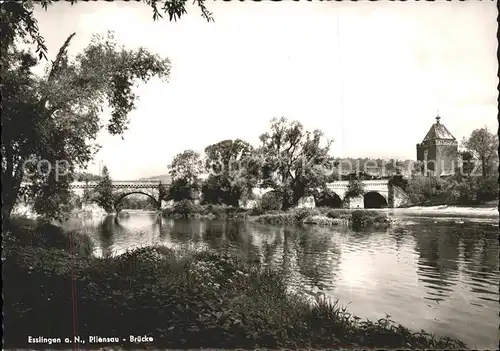 Esslingen Neckar Pliensaubruecke Kat. Esslingen am Neckar