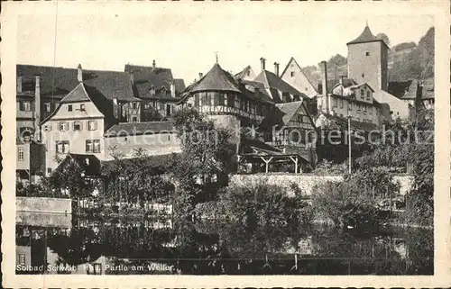 Schwaebisch Hall Partie am Weiler Solbad Kat. Schwaebisch Hall