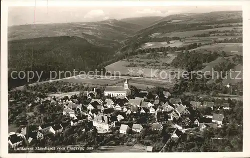 Mainhardt Fliegeraufnahme Luftkurort Kat. Mainhardt