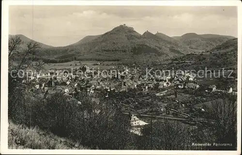 Annweiler Trifels Panorama Kat. Annweiler am Trifels