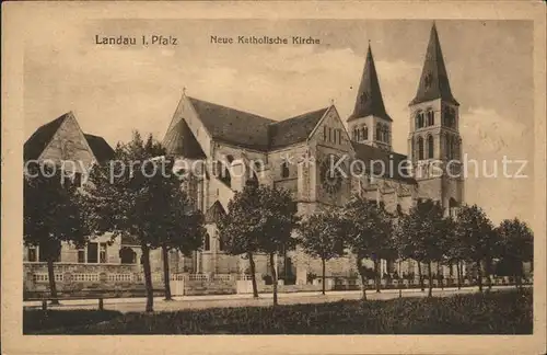 Landau Pfalz Neue Katholische Kirche Kat. Landau in der Pfalz