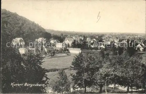 Bad Bergzabern Teilansicht Kneippkurort Kat. Bad Bergzabern