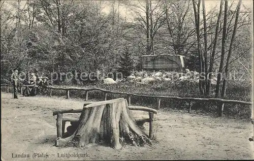 Landau Pfalz Luitpoldpark Kat. Landau in der Pfalz