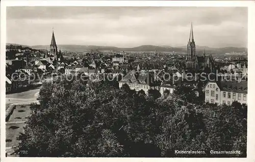 Kaiserslautern Gesamtansicht Kirchen Bahnpost Kat. Kaiserslautern