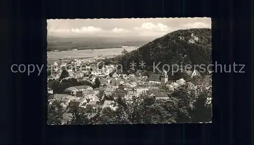 Landstuhl Blick zum Schlossberg mit Burgruine Sickingen Kat. Landstuhl