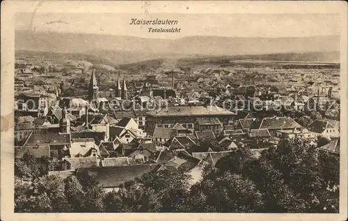 Kaiserslautern Totalansicht Kat. Kaiserslautern