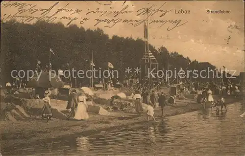 Laboe Strandleben Kat. Laboe