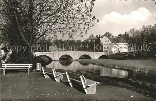 Crailsheim Jagst Bruecke Kat. Crailsheim