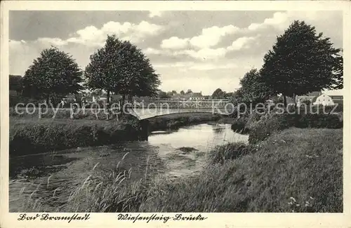 Bad Bramstedt Wiesensteig Bruecke Kat. Bad Bramstedt