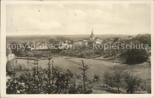 Luetjenburg Holstein Ortsansicht mit Kirche Kat. Luetjenburg