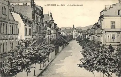 Landau Pfalz Ostbahnstrasse Kat. Landau in der Pfalz