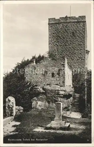 Annweiler Trifels Burg Ruine Reichsveste Kat. Annweiler am Trifels