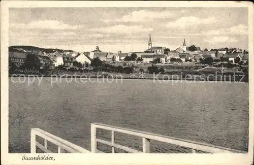 Baumholder Nahe Teilansicht vom Fluss aus gesehen Kat. Baumholder