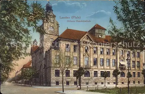 Landau Pfalz Hoehere Handelsschule Kat. Landau in der Pfalz