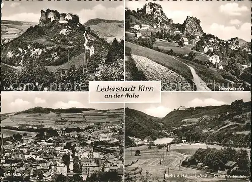 Kirn Nahe Kyrburg Stein Kallenfels Hahnenbachtal Schloss Wartenstein Kat. Kirn