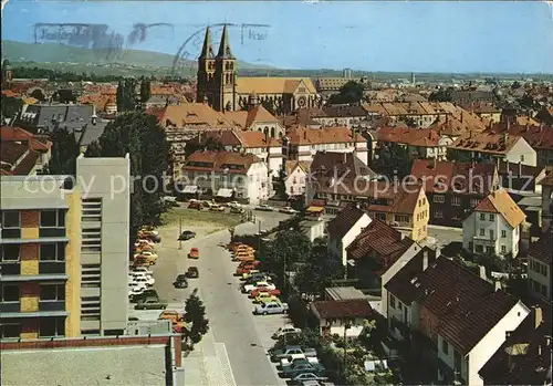 Landau Pfalz Blick zur Marienkirche Kat. Landau in der Pfalz