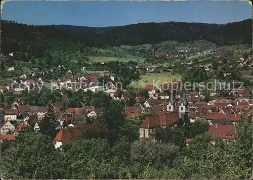 Murrhardt Teilansicht Kirche Schwaebischer Wald Kat. Murrhardt