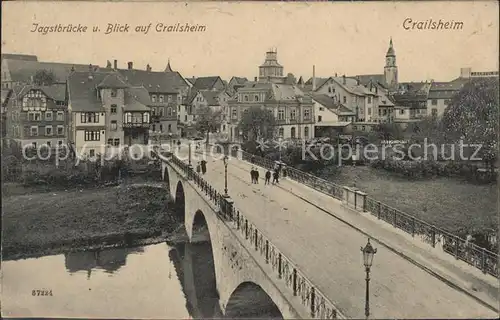 Crailsheim Jagstbruecke Kirche Kat. Crailsheim