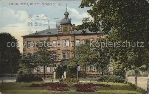 Landau Pfalz Hoehere Toechterschule Kat. Landau in der Pfalz