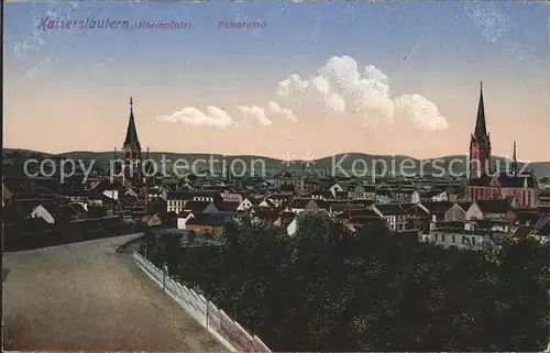 Kaiserslautern Panorama Kirche Kat. Kaiserslautern