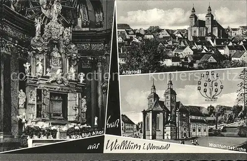 Wallduern Altstadt Heiligblut Altar Wallfahrtskirche Kat. Wallduern
