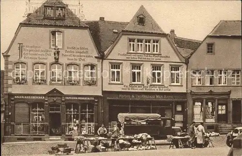 St Wendel Haeuser mit Bekenntnisspruechen Kat. Sankt Wendel