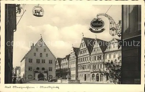 Bad Mergentheim Marktplatz Kat. Bad Mergentheim