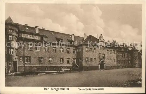 Bad Mergentheim Versorgungskuranstalt Kat. Bad Mergentheim
