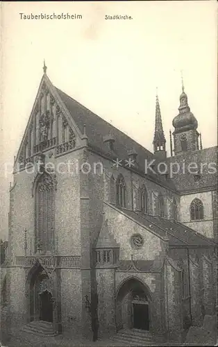 Tauberbischofsheim Stadtkirche Kat. Tauberbischofsheim